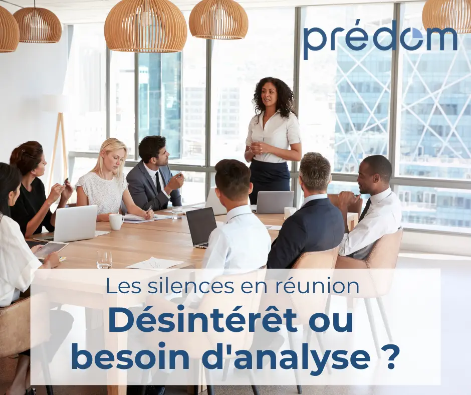 gerer les silances en reunion avec predom
