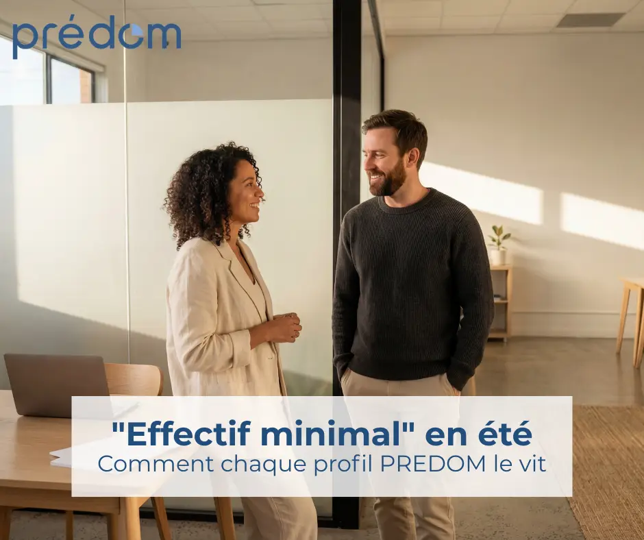 gerer une equipe reduite l'ete par predom